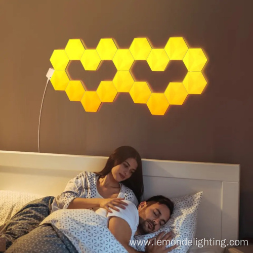 Smart Control Multi Color Hexagonal LED panel Lights